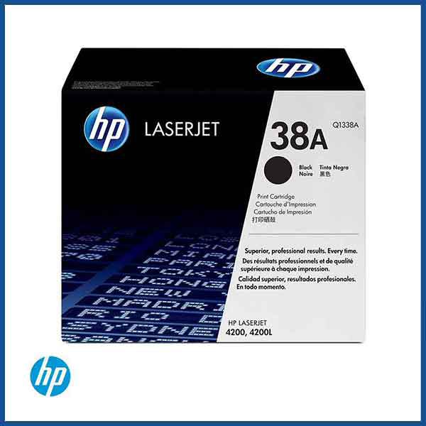 HP 38A (Q1338A) Black Toner Cartridge